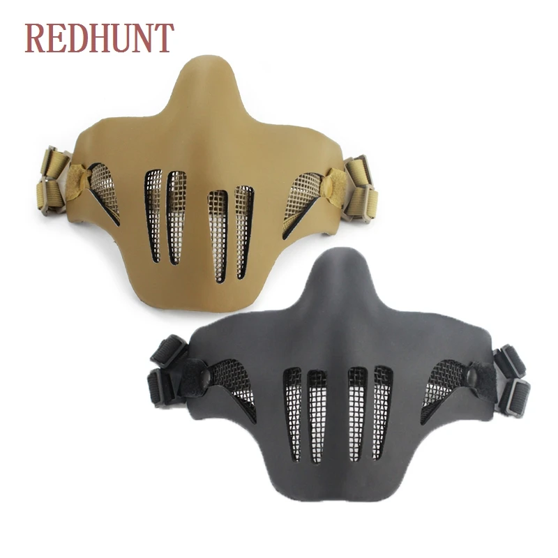 Tactical V1 Ghost Recon Style Paintball Mask Army Half Face Airsoft Skull Mask Accessori Da Caccia Tiro Protettivo
