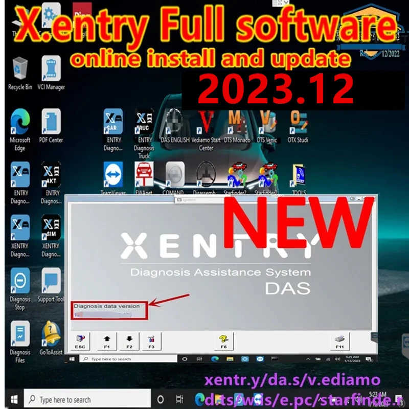 2023.12 Xentry Software Completo Di Installazione E Aggiornamento Remoto Per Mb Star Sd Muslimopenport Per Mersedes Benz Diagnostic Software Xent