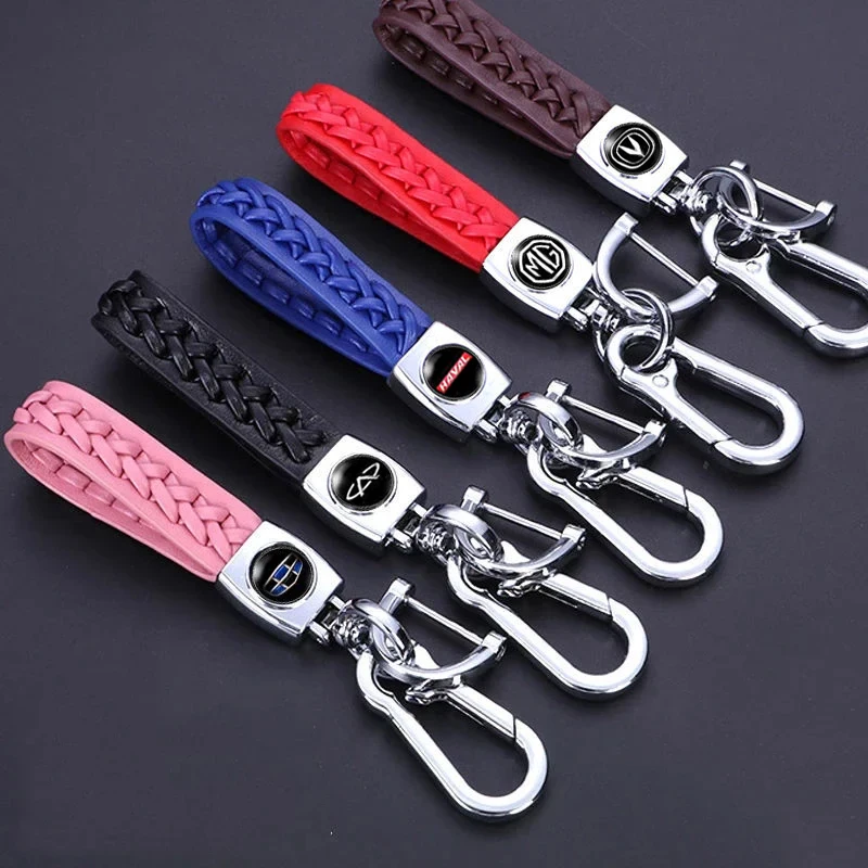 Portachiavi Auto In Pelle Per Vw R Line Jetta Suzuki Baleno Jimny Swift Skoda Vrs Mazda Bmw Alfa Romeo Stelvio Dodge Challenger Dart