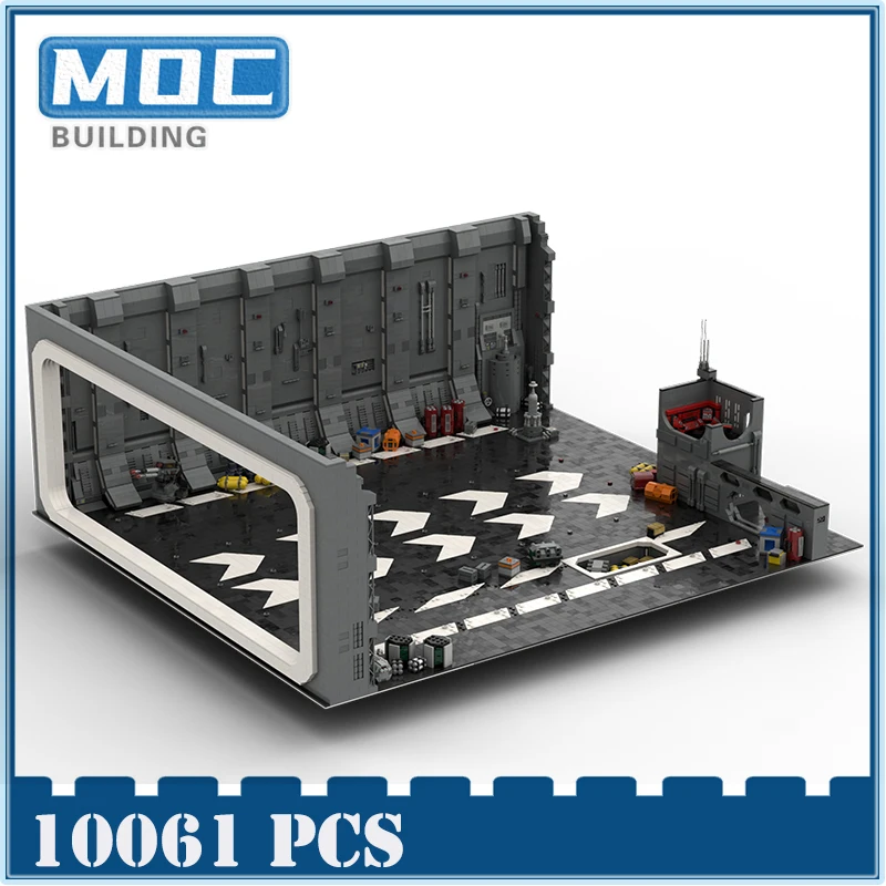 Moc Docking Bay 327 Per Ucs Millennium Falcon Ultimate Star Plan Collector Series Assemblaggio Fai Da Te Building Blocks Regalo Di Natale