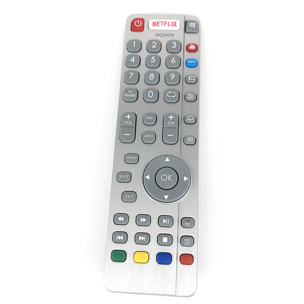 Nuovo Telecomando Originale Per Aquos Sharp Tv Remote Netflix Fernbedienung