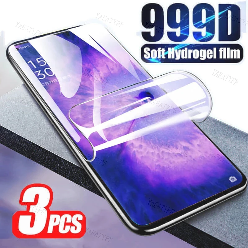 Pellicola Idrogel Proteggi Schermo 3 Pezzi Per Sharp Aquos Sense4/4 Plus Aquos V6 R7S R8S Pro Zero5G Basic Aquos Wish2 Wish3 V7 Plus