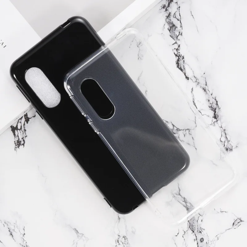Per Sharp Aquos Sense3 Basic Lite Sense 3 5.5 "2019 Custodia Protettiva In Silicone Per Smartphone Con Guscio Posteriore In Silicone