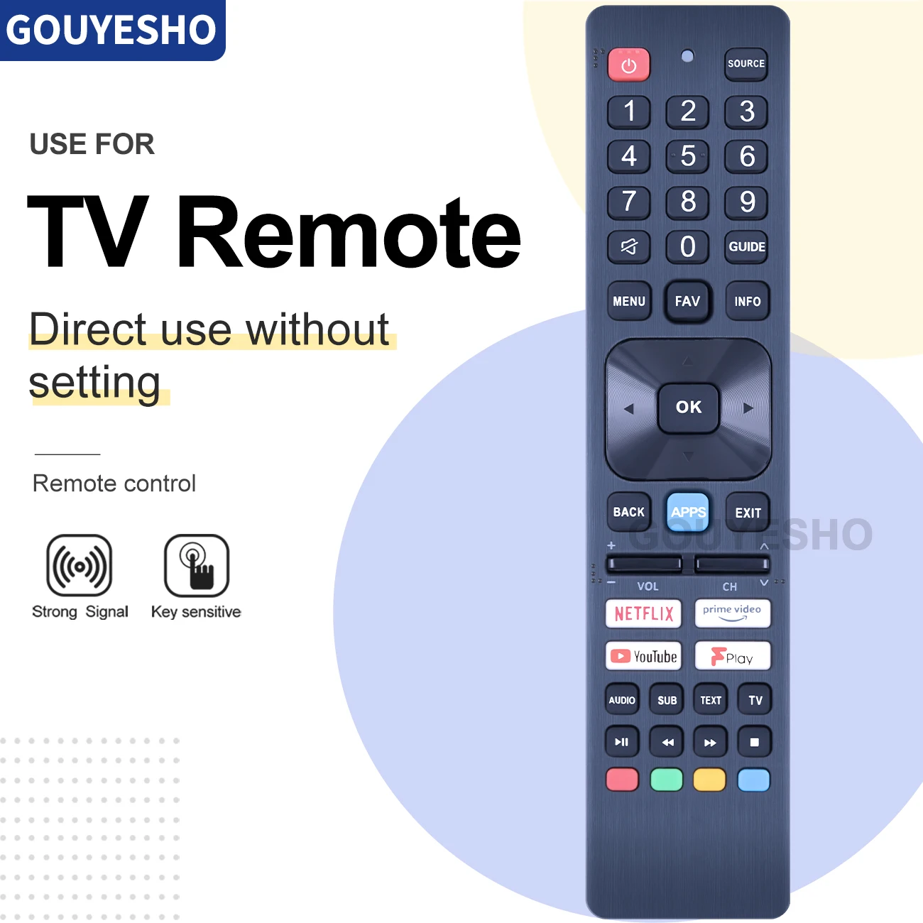 Nuovo Telecomando Shwrmc0140N Per Sharp Aquos Muslimate Smart Tv