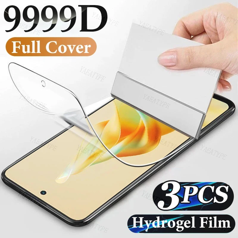 Pellicola Protettiva Per Schermo 3 Pezzi Hydrogel Per Sharp Aquos Sense8 Aquos R8S Pro Aquos V7 Plus Aquos R7S Aquos Wish3 Basio Active