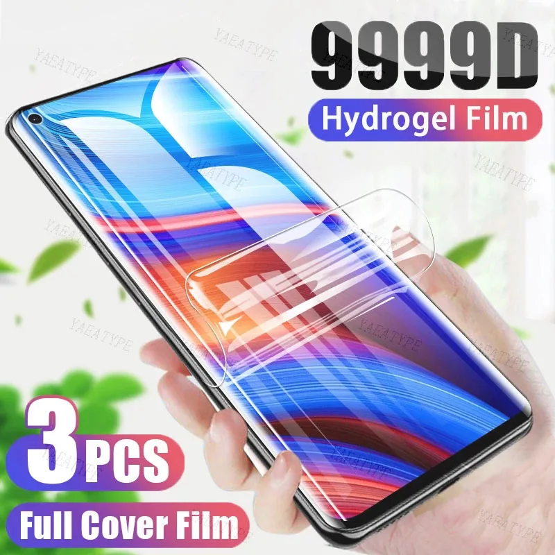 Pellicola Protettiva Per Schermo 3 Pezzi Hydrogel Per Sharp Aquos Sense8 Aquos R8S Pro Aquos V7 Plus Aquos R7S Aquos Wish3 Basio Active