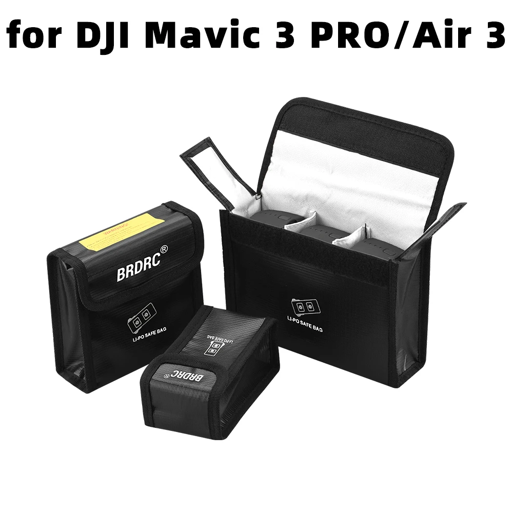 Per Dji Mavic 3 Classic/Mavic 3 Pro Drone Battery Safe Bag Storage Case Protezione Di Sicurezza Per Il Trasporto Accessorio Antideflagrante