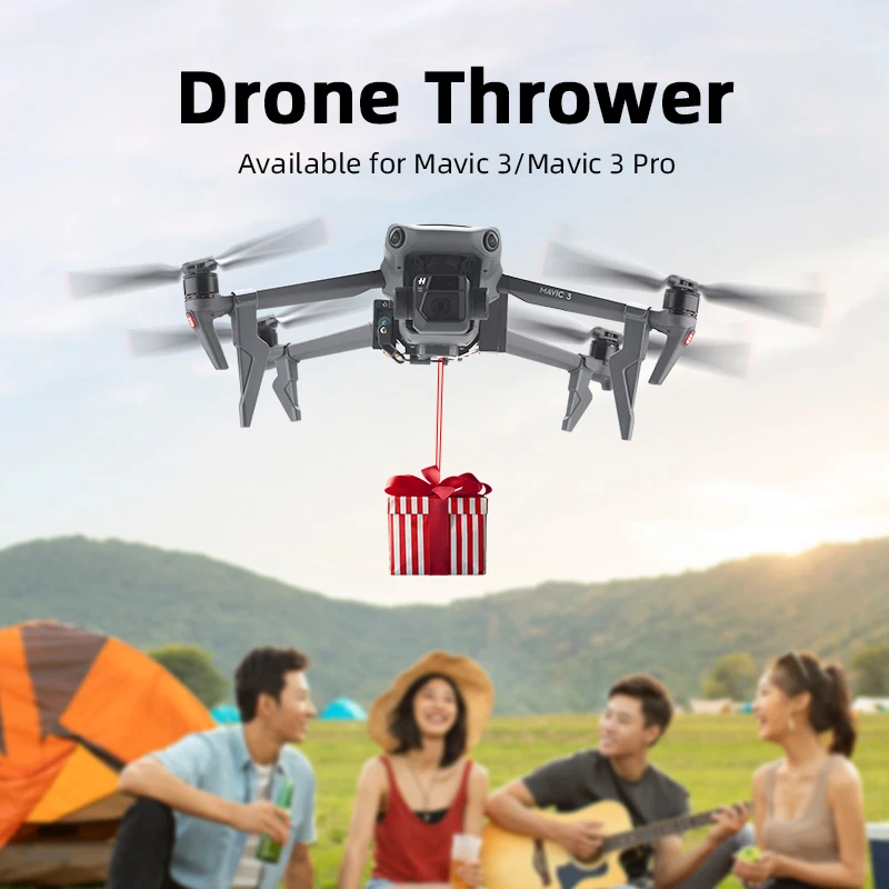 Sistema Airdrop Per Dji Mavic 3/3 Classic Fishing Bait Delivery Parabolic Airdrop Thower Quadcopter Per Accessorio Mavic 3 Pro