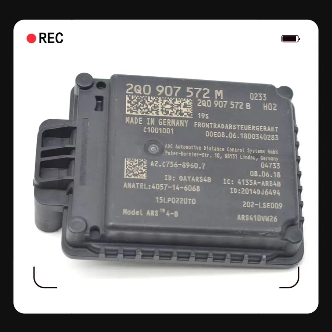 Forvw Tiguan Mk2 Tiguan Allspace T-Roc Polo Audi Q2 Kodiaq Karoq Ateca Acc Adaptive Cruise Radar Sensor 2Q0907572M 2 Q0 907 572 M
