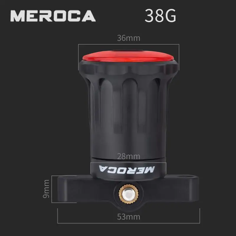 Meroca Led Smart Bicycle Rear Light Upgrade Ricarica Auto Start/Stop Brake Sensing Bike Light Ipx6 Fanale Posteriore Da Ciclismo Impermeabile