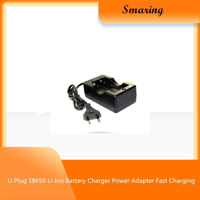 U Plug 18650 Caricabatteria Agli Ioni Di Litio Adattatore Di Alimentazione Ricarica Rapida Per Il 18650 Ricaricabile Auto Stop Ricarica Robot Fai Da T