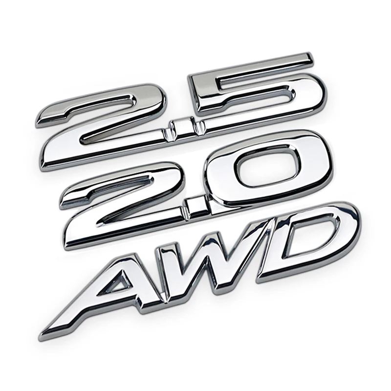 Car Cilindrata Badge Decor 2.0 2.5 Logo Sticker Awd Decal Per Mazda 2 3 Protege Speed Mx3 Mx5 Atenza Axela Accessori Auto