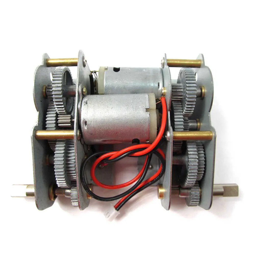Scatola Motore Cambio In Metallo In Lega Di Zinco Per Henglong 1/16 Tiger I,Panzer Iii,Panzer Iiiih, Panzer Iv F1,Panzer Iv F2,Stug Iii Rc Tank