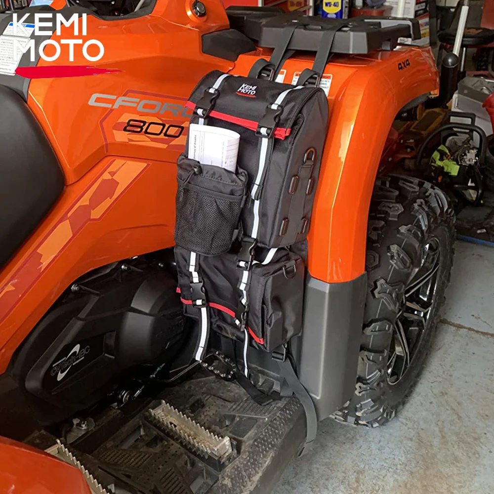 Atv Fender Bag Posteriore Compatibile Con Polaris Sportsman 800 1000 Per Can-Am Grizzly Per Cfmoto Per Kawasaki Per Yamaha Sportsman