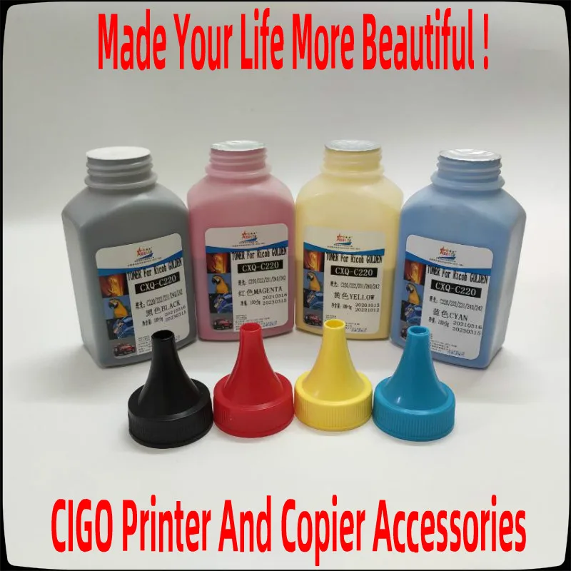 Per Ricoh Aficio Mp C2000 C2500 C3000 C3500 C4500 Cartuccia Stampante In Polvere, Mpc 2000 2500 3000 3500 4500 Ricarica Kit Polvere Toner