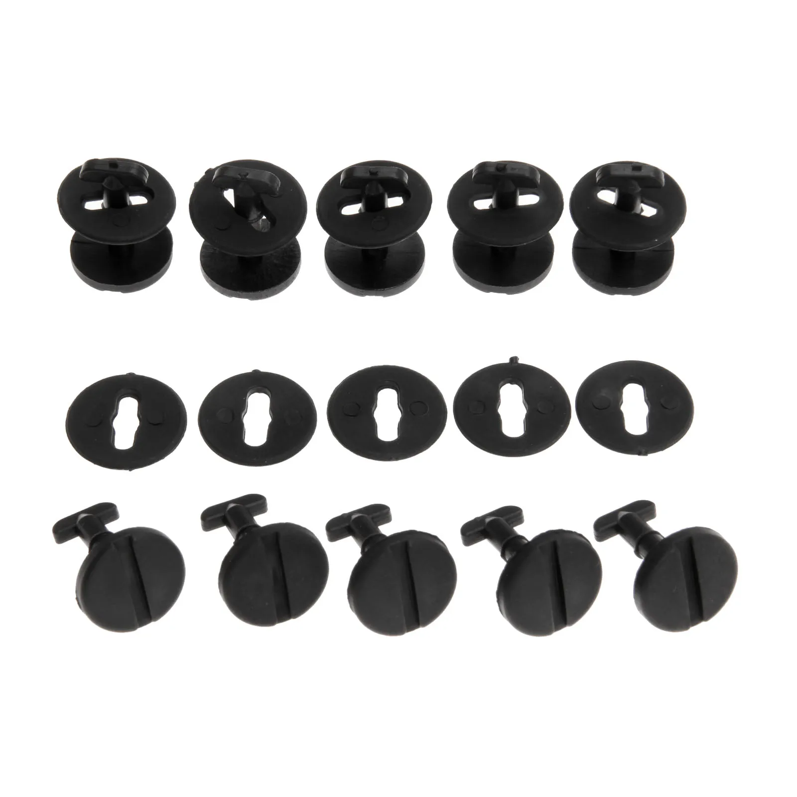 10Pc Floor Carpet Mat Locking Clips Twist With Washers Fasteners For Bmw E36 E46 3 Series E38 E39 5&7 Series Automobile Replace