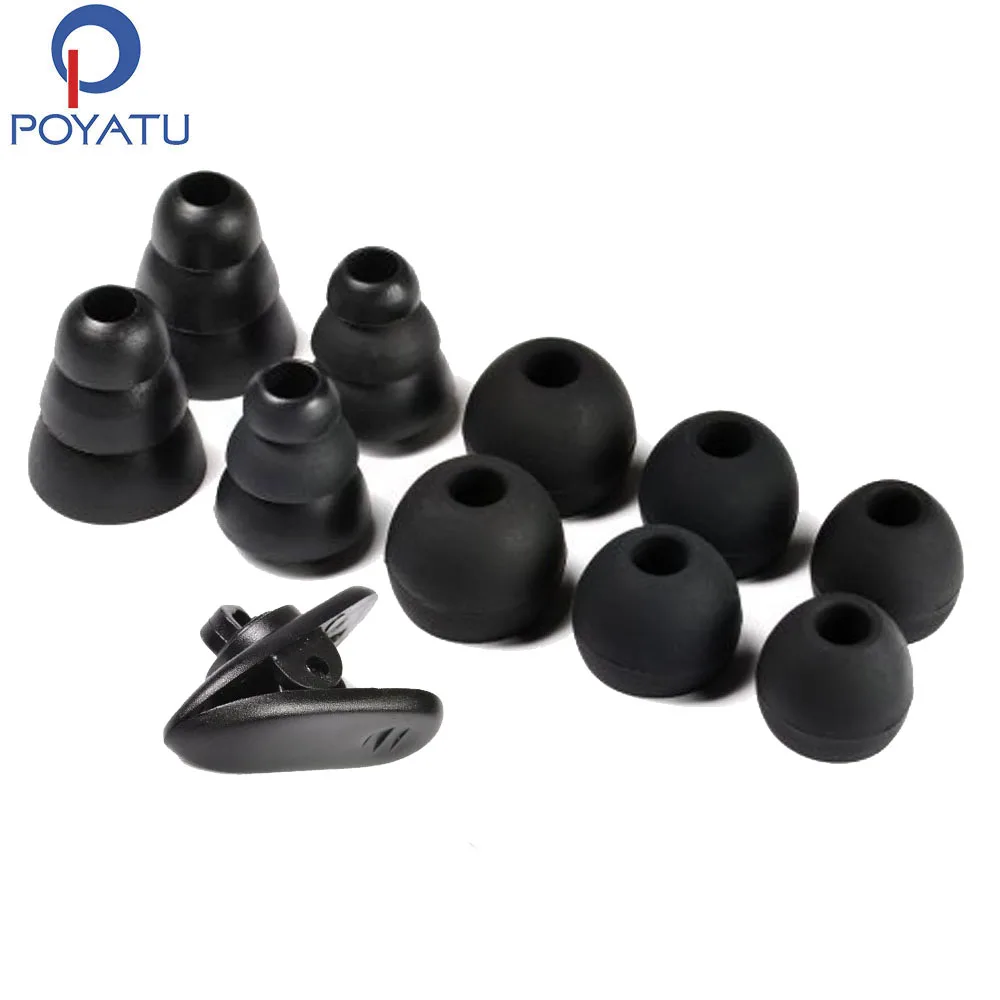 Poyatu Punte Auricolari In Silicone Di Ricambio Per Monster Beats Ibats Beats Tour Tour2.0 Urbeats 2.0 Urbeats Auricolari Auricolari Neri