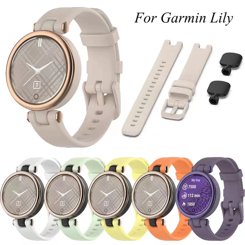 Per Garmin Lily Watchband Smart Watch Sostituzione Cinturini Sportivi In Silicone Morbido Per Accessori Per Bracciali Garmin Lily Correa