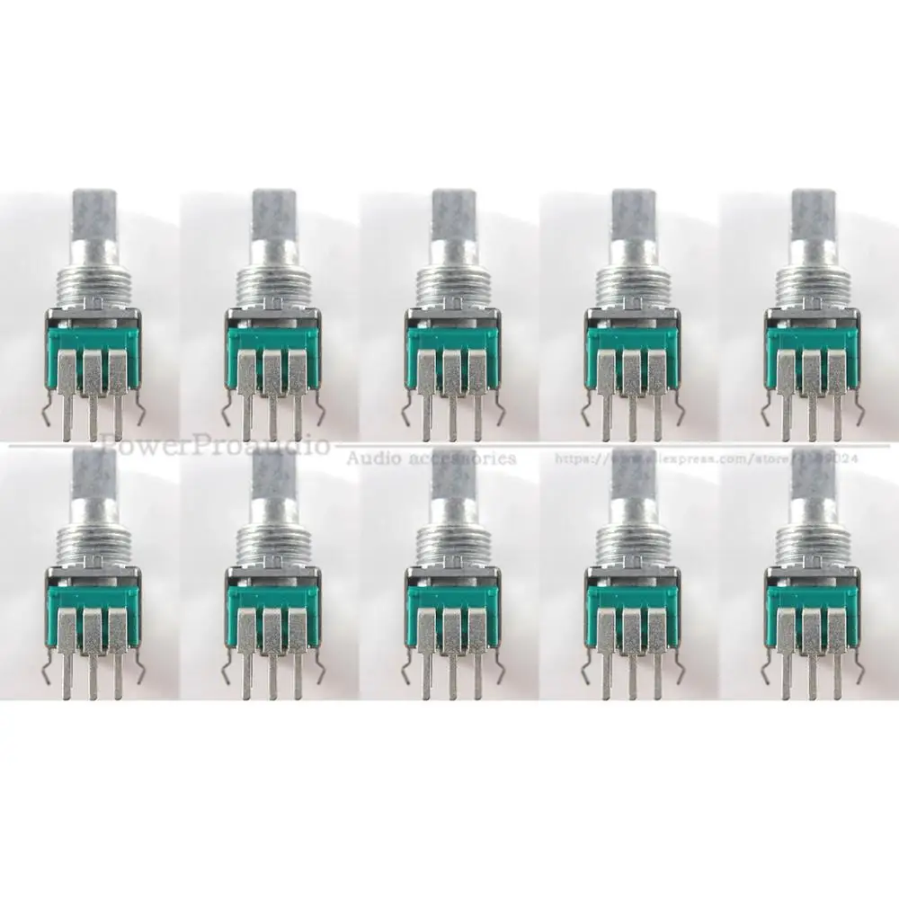 10 Pz/Lotto Dcs1091 Rotativo Versare Potenziometro Trim Interruttore Per Pioneer Djm400 Djm 400