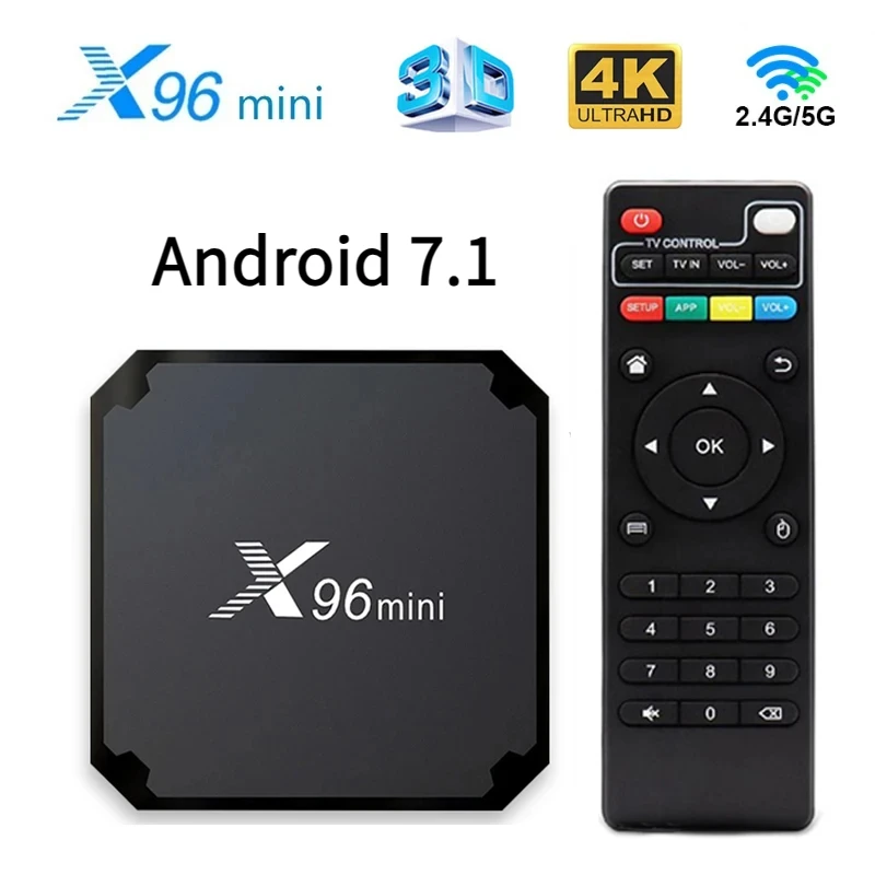 X96 Mini 5G Smart Tv Device Android 7.1 H313 Dual Wifi 2.4G/5G Iptv Hd 4K Lettore Multimediale 2Gb 16Gb Tv Box