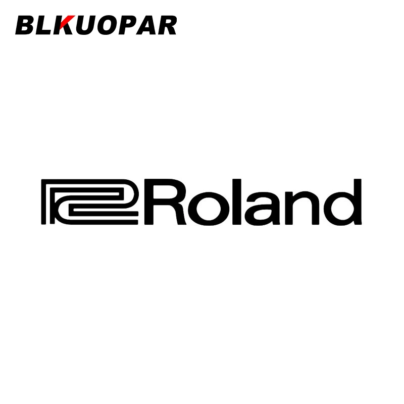 Blkuopar Roland Car Sticker Protezione Solare Personalità Die Cut Creativo Originale Occlusione Scratch Moto Van Car Door Protector