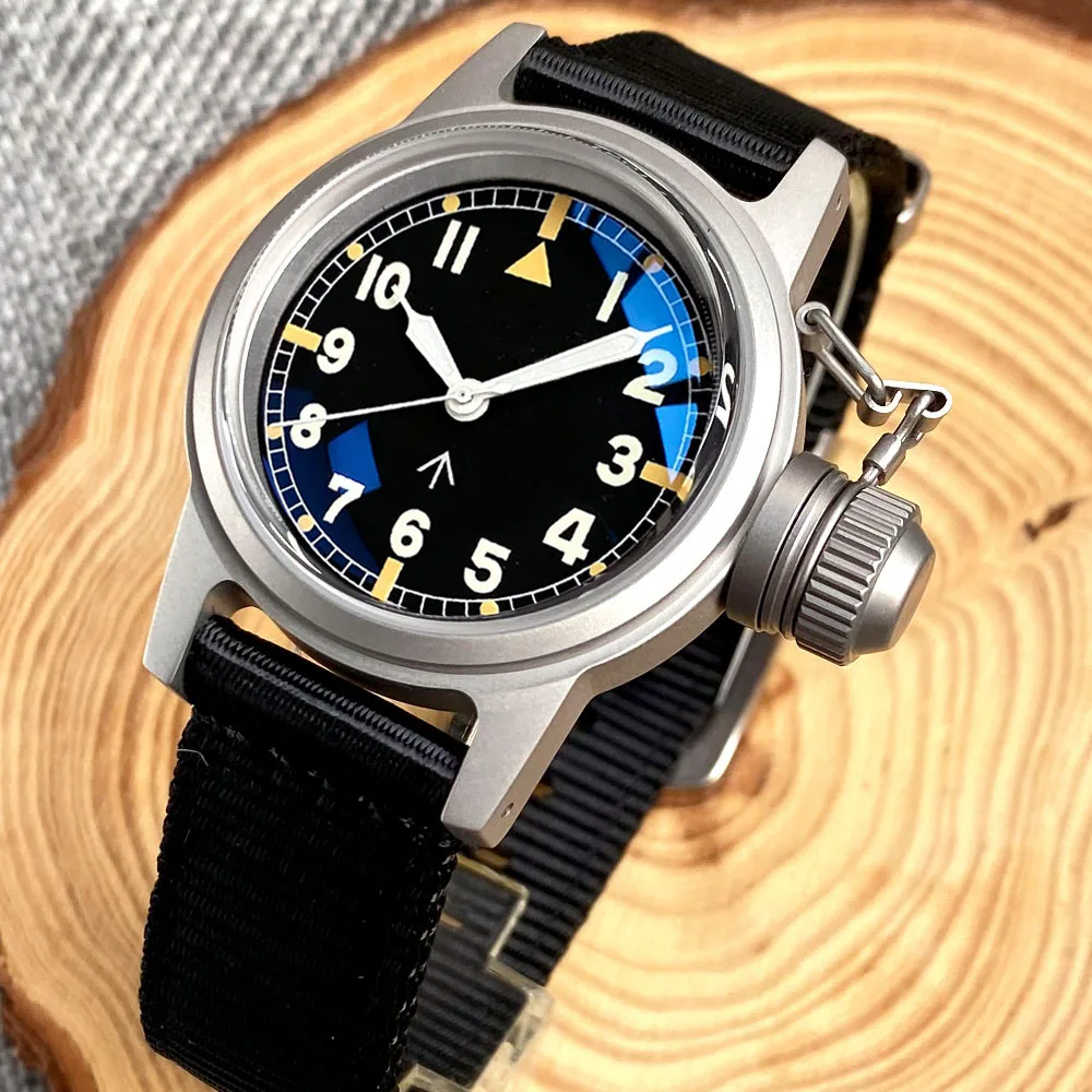 Diving Vintage Small Women Nh35 Watch For Men Nh35 Movement Domed Sapphire Glass Big Crown 36Mm Diver Clock