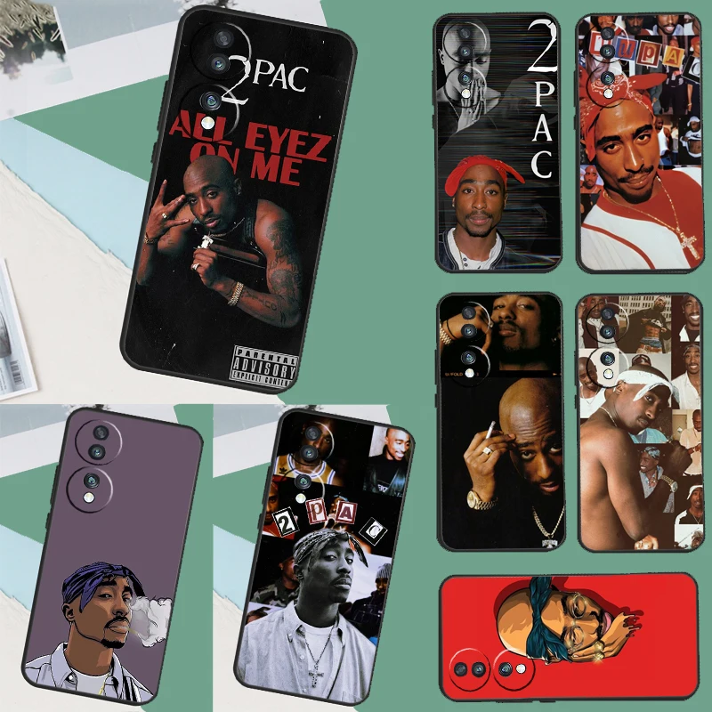 Rapper 2Pac Singer Tupac Custodia Per Telefono Per Honor 90 Magic 5 Lite 70 50 Honor X8 X6 X7 X9 A 9X 8X Magic 5 Pro Cover Posteriore