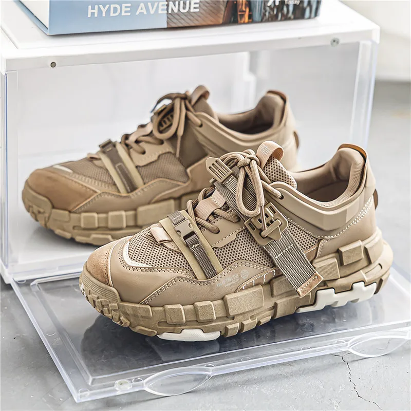New Autumn Casual Sneakers Uomo Platform Dsigner Shoes Streetwear Superstar Shoes Uomo Sneakers Chunky Traspiranti Chaussure Homme