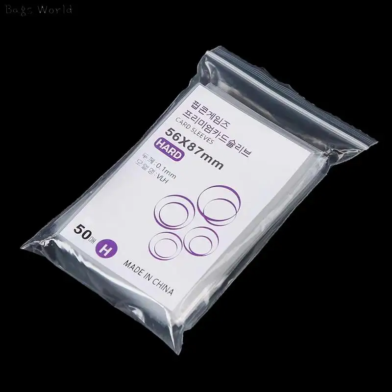 50 Pezzi Maniche Ai Mirtilli Kpop Custodia Protettiva Per Fotocellula Maniche Rigide Per Carte Fotocellula Toploader 58*89Mm