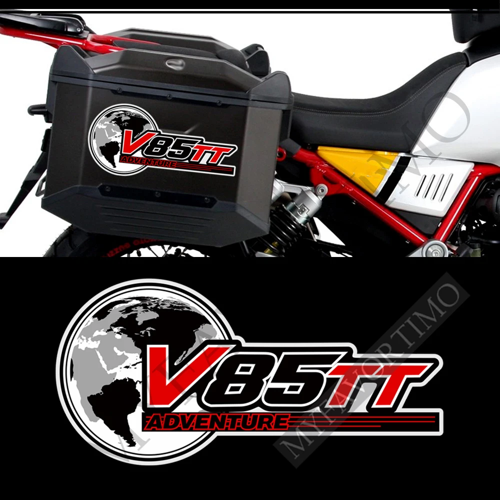 Moto Per Moto Guzzi V 85 Tt V85Tt Accessori Protezione Riflettente Decalcomania Kit Valigie Bagagliaio