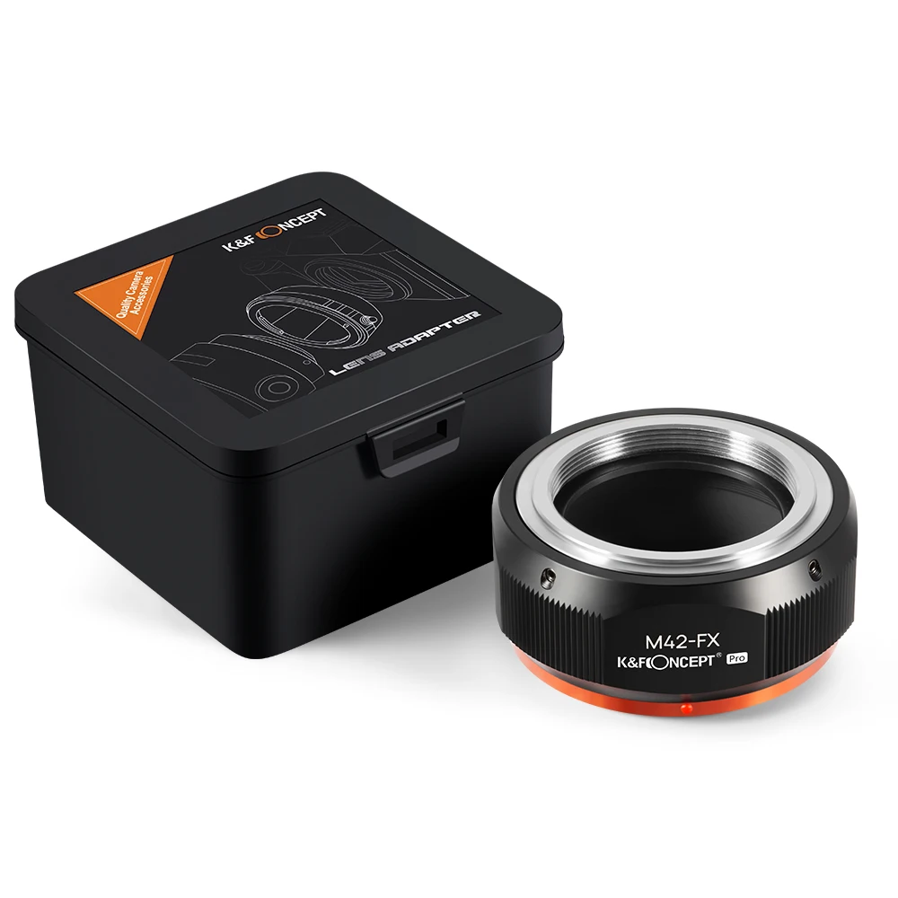 K & F Concept Adattatore Per Montaggio Obiettivo Da M42 A Fuji X Per Obiettivo Con Montaggio A Vite M42 Per Fotocamere Mirrorless Fuji X-Series X Fx M