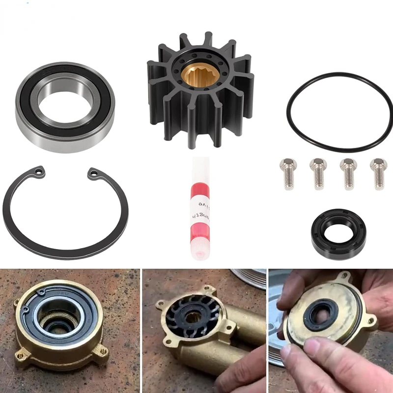 Kit Di Riparazione Della Pompa Dell'Acqua Per Volvo Penta Gas Sterndrive Raw Sea Accessori Per Barche Motorizzate Montati Su Albero Motore Jet Ski Per