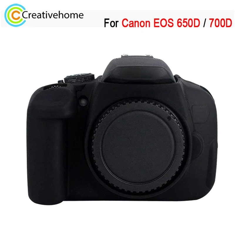 Puluz Per Canon Eos 650D / 700D Custodia Morbida Custodia Protettiva In Silicone Custodia Posteriore