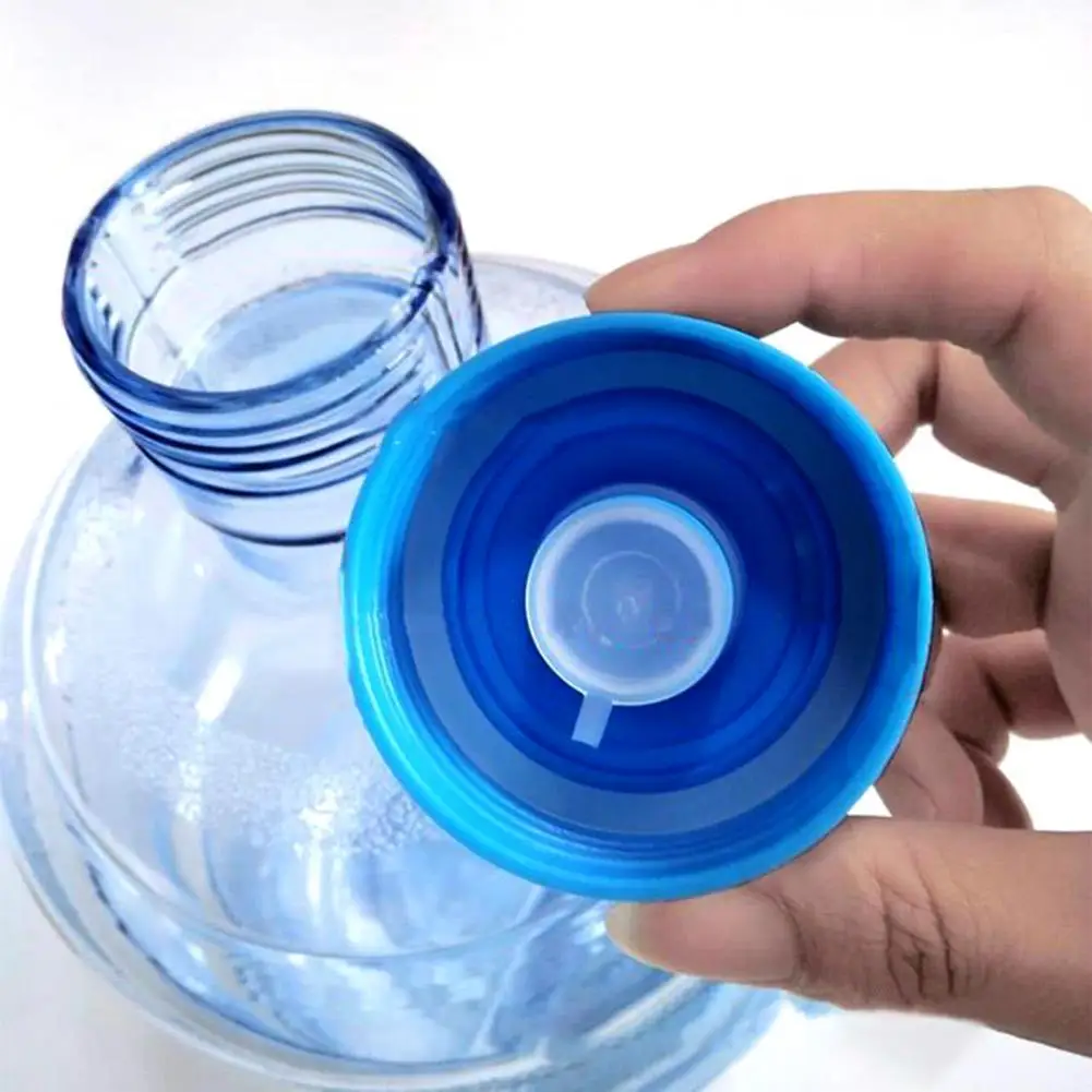 5 Pz/Lotto 3 Galloni 5 Galloni Riutilizzabili Sostituzione Bottiglia Di Acqua Snap On Coperchi Non Versare Tappi Anti Splash Staccare Top Secchio Cope