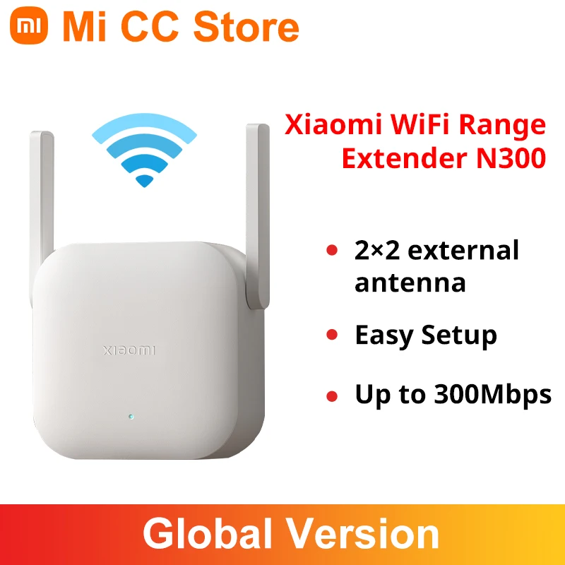 Versione Globale Xiaomi Wifi Range Extender N300 Antenne Esterne 2.4G Fino A 300Mbps Smart Wifi Amplificatore Spina Ue
