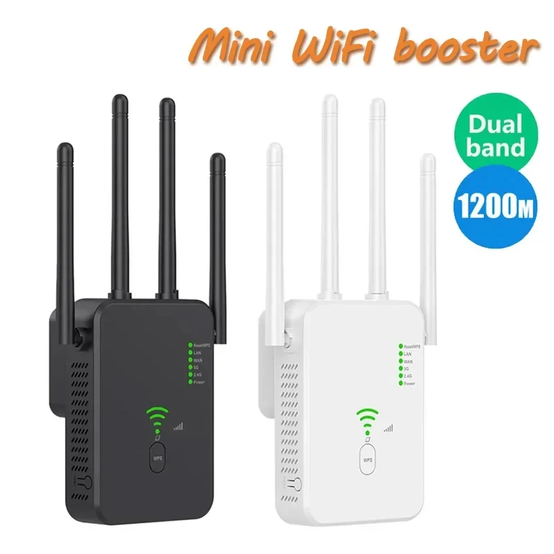 Per Xiaomi Wifi Amplifier Pro 1200M 2.4G 5G Repeater Network Expander Range Extender Roteader Mi Wireless Wi-Fi Router