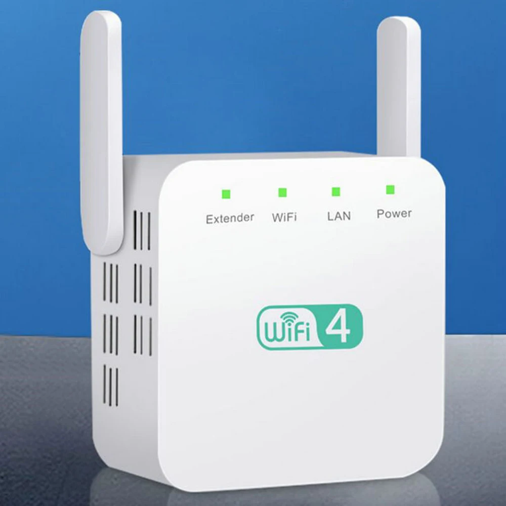 Ripetitore Wireless Ripetitore Wifi 300Mbps Doppia Antenna Wi Fi Booster Wi/Fi Estensore A Lungo Raggio Amplificatore Di Segnale Wi-Fi 2.4G