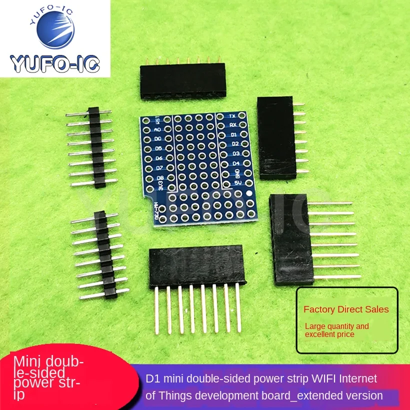 Free Ship 5Pcs D1 Mini Double-Sided Power Strip Bread Board Wifi Internet Of Things Scheda Di Sviluppo Versione Estesa
