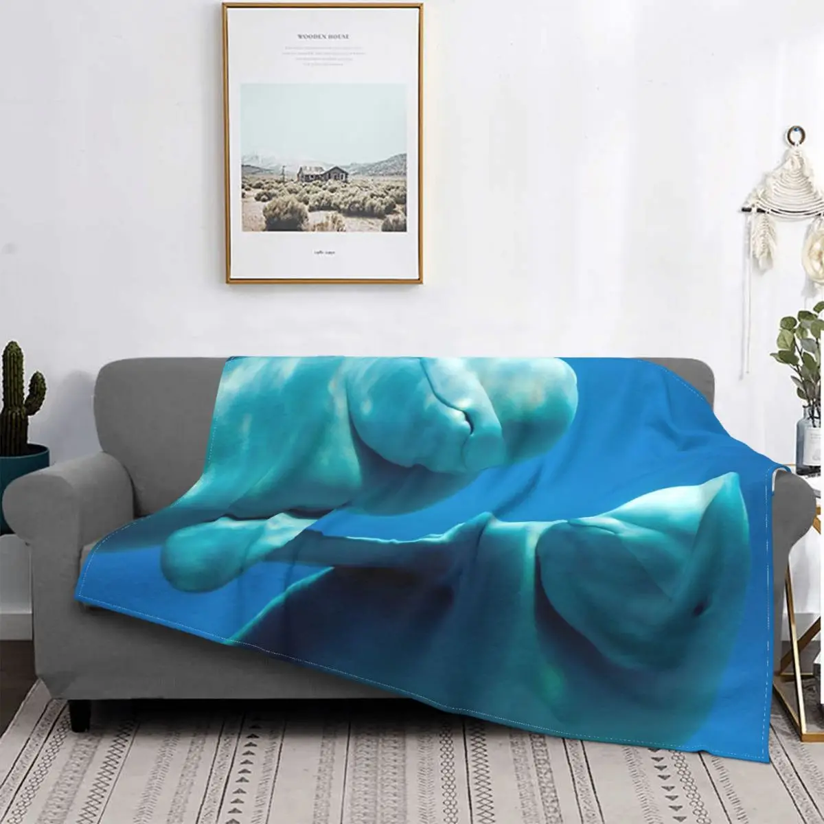 Beluga Whales Blanket Bedspread On The Bed Bed Set Blanket King Size Baby Blanket