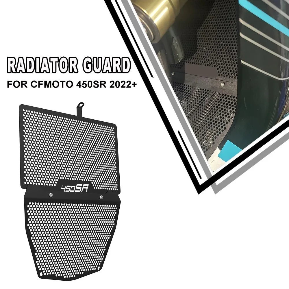 2023 450Sr Moto Per Cfmoto Cf Moto 450Sr 450 Sr 2022 2024 Cnc Radiatore Guard Grill Cilindro Motore Guard Cover Set