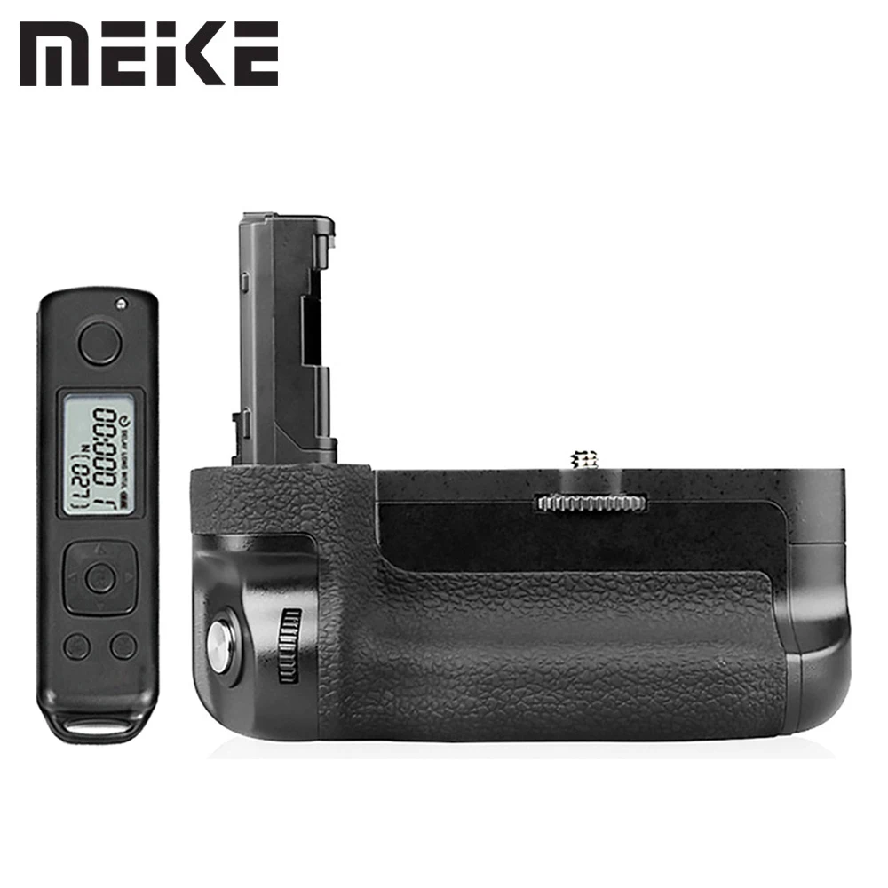 Meike Mk-A7Ii Pro Impugnatura Verticale Professionale Con Telecomando Wireless 2.4G Per Fotocamera Sony A7Ii A7Mii A7Rii A7Sii