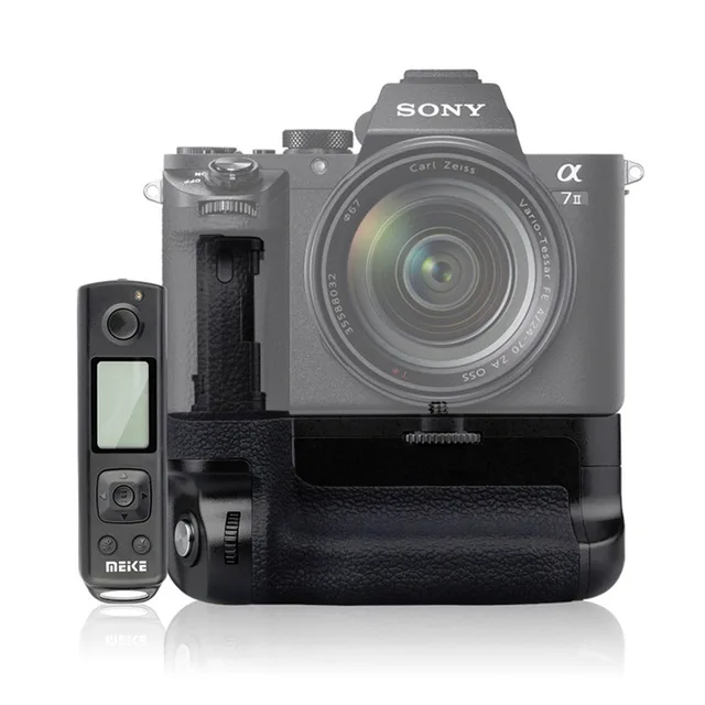 Meike Mk-A7Ii Pro Impugnatura Della Batteria Di Controllo Wireless 2.4G Integrata Per Sony A7Ii A7Rii A7Sii Come Sony Vg-C2Em