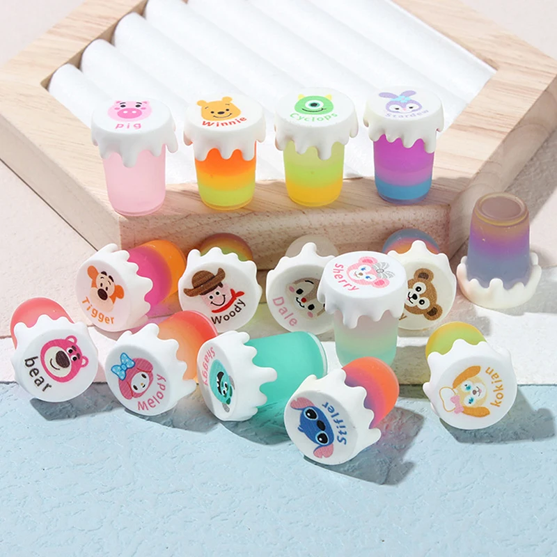 4Pcs Mini Luminous Honey Tea Jam Jars Cup Dollhouse Miniature Honey Pomelo Tea Simulation Food Diy Toy Doll House