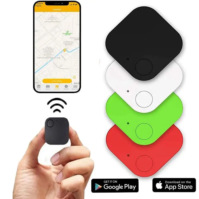 Gps Tracker Mini Dispositivo Di Localizzazione Tag Smart Key Finder Pet Tracker Posizione Gps Smart Bluetooth Tracker Per Auto Gps Para Auto