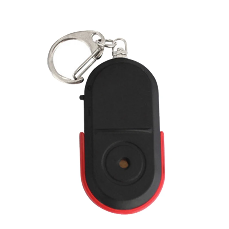 Mini Anti-Lost Whistle Key Finder Allarme Wireless Smart Tag Key Locator Portachiavi Tracker Fischietto Suono Led Light Tracker