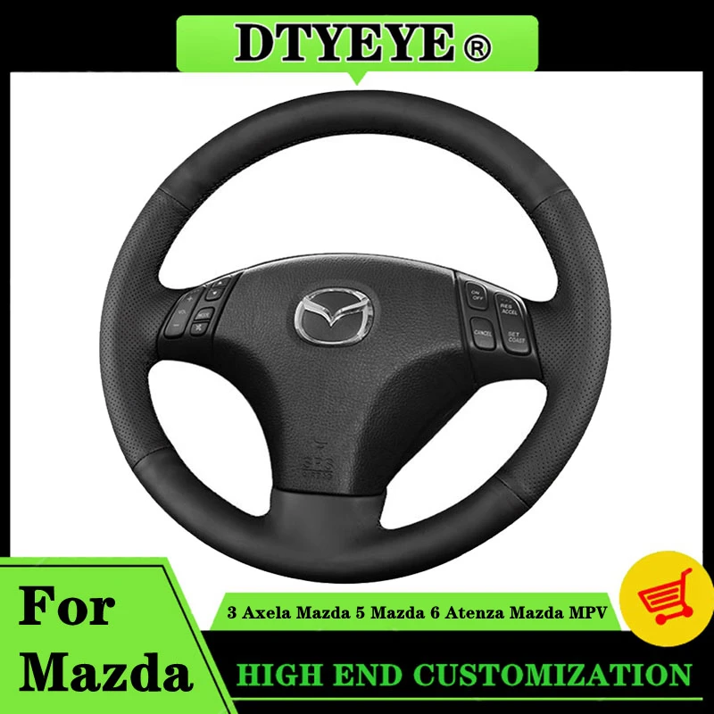 Coprivolante Per Auto Per Mazda 3 Axela Mazda 5 Mazda 6 Atenza Mazda Mpv 2004-2006 Treccia Volante Originale Personalizzata