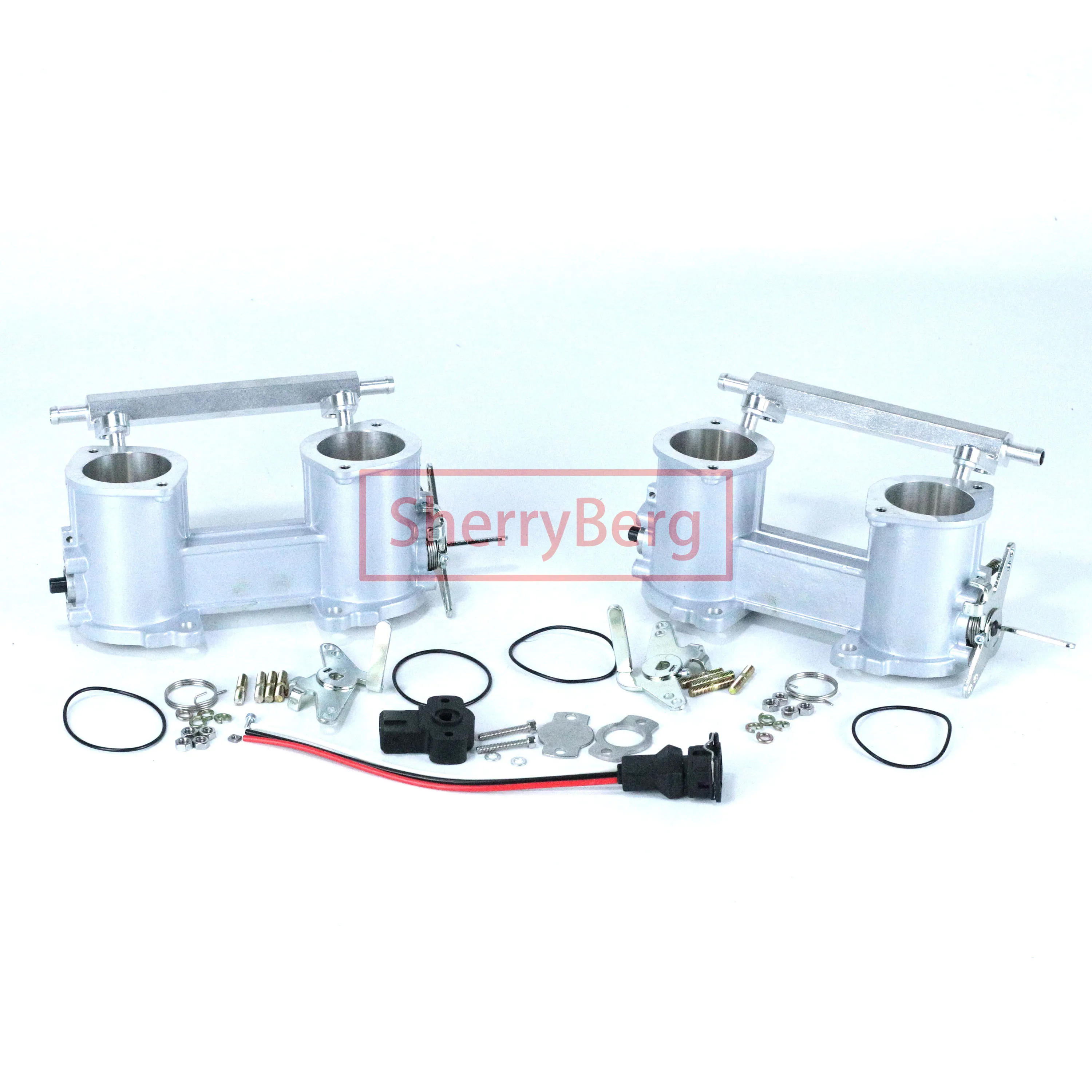 Sherryberg Twin 50Ida Corpo Farfallato Tps Per Jenney 48Mm Ida Style Carb 84Mm Alto Weber Dellorto Empi Solex Holley Zenith Fajs