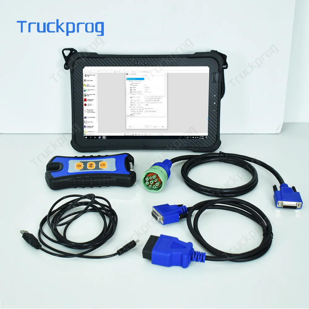 Strumento Diagnostico Per Camion Per Usb Link 3 Adattatore Diagnostico Guasti Obd Strumento Scanner Diagnostico Diesel Universale Per Camion + Tablet 