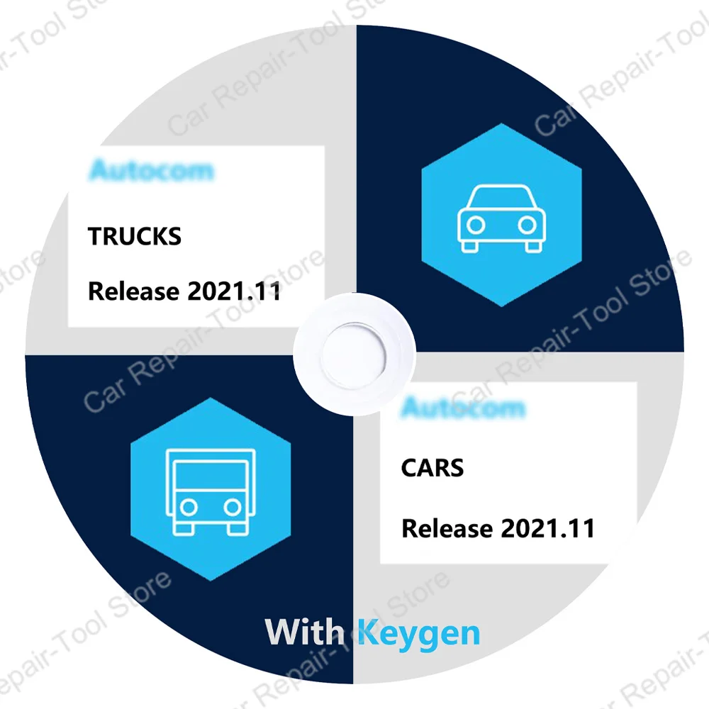 2021.11 Autccom Con Keygen Per Auto Truck Diagnostic Nuovi Strumenti Non Vm Software Per Scanner Di Rilascio Obd 2021 Vci Ds 15 Link