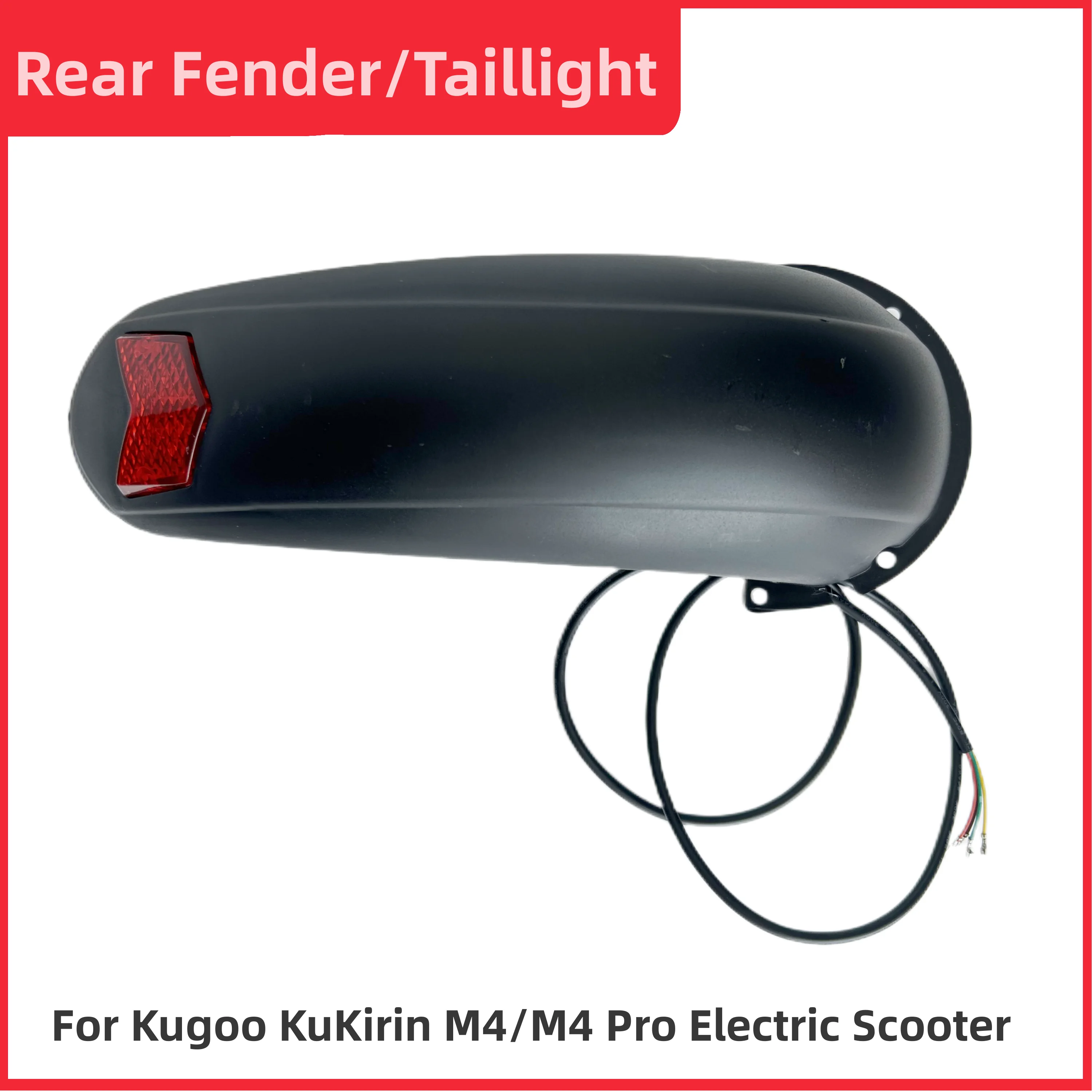 Kugoo M4/M4 Pro Parafango Posteriore E Fanale Posteriore Parte Per Kukirin M4/M4 Pro Scooter Elettrico Parafango Posteriore Lampada Di Arresto Accesso